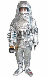 Marine cháy chữa cháy Thiết bị / Aluminum Foil composite Vải cách nhiệt Fireman bảo vệ Suit