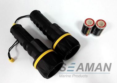 Cao su Water Proof nhựa 3 Led Torch Marine Thuyền Đèn pin khô pin