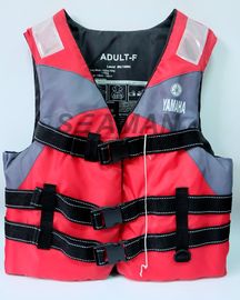 Nylon Polyester Đỏ / Xám YAMAHA Cuộc sống Jacket Water Sport Foam Vest Life