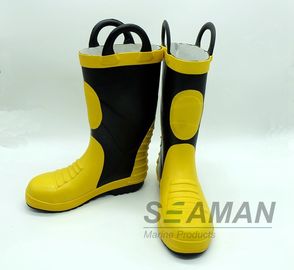 Steel Toe Fireman Rubber Boots Fire Fighter'S Equipment EN15090-2012 Safety Shoes