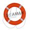 4kgs 720mm CCS / EC Cert phao cứu nhẫn Marine Lifebuoy Với Rescue Đường Băng phản quang