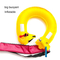 110N tay eo túi Inflatable Cuộc sống Belt PFD Đối Bơi, Chèo thuyền, Sailing