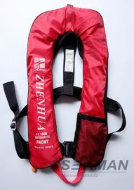 EN ISO12402-3 CE 150N Inflatable Adult Life Jacket Vest With Safety Harness & Lifeline